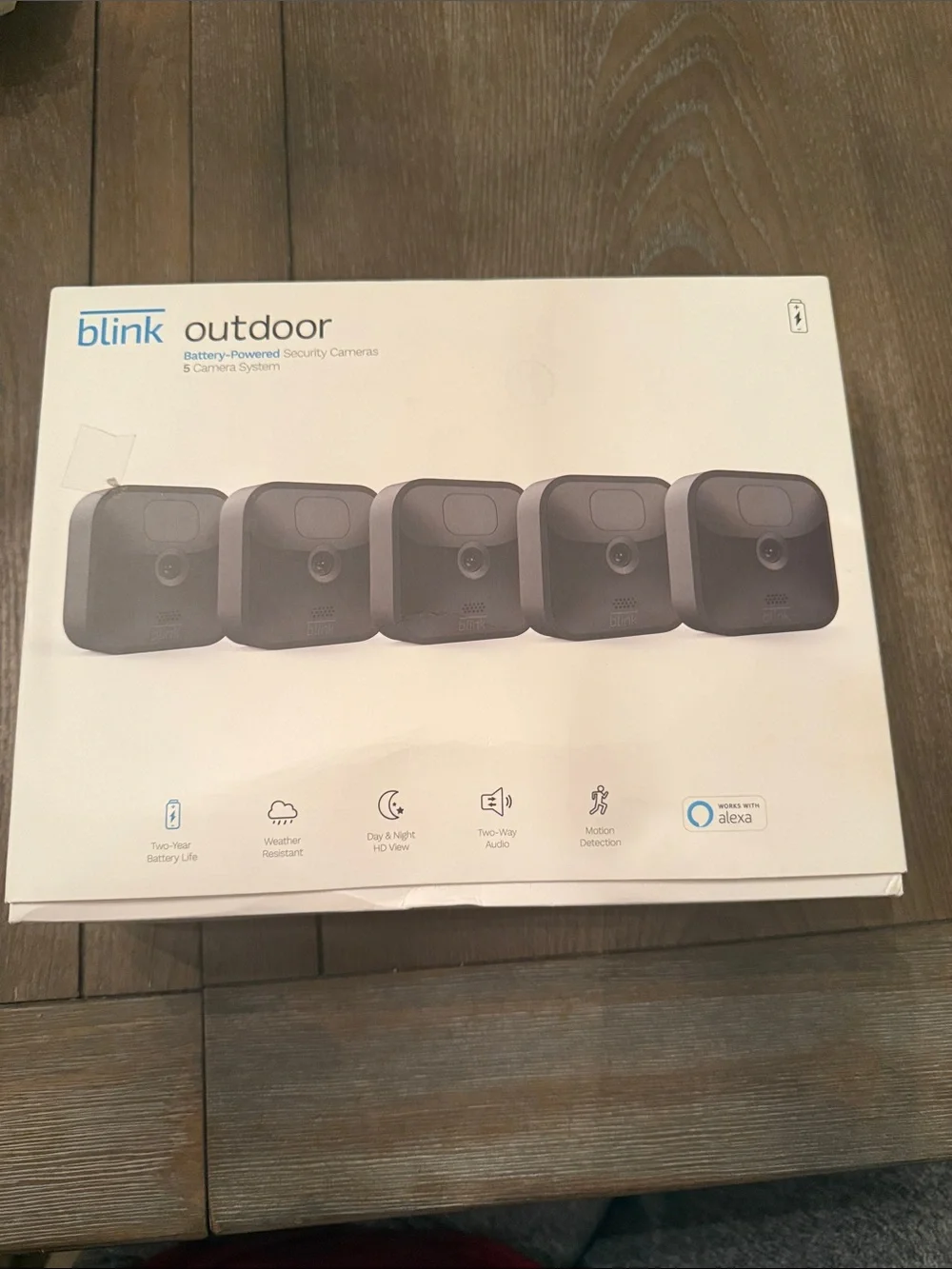 Blink Outdoor Wireless Battery Security Camera - Black (5-Camera System)